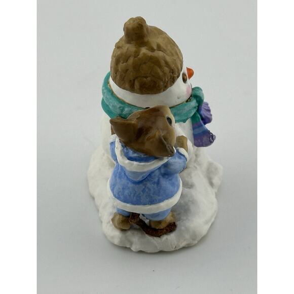 Wee Forest Folk "Snow Buddies" Blue Snow Suit M-188 AP 1992 Retired - Picture 3 of 9